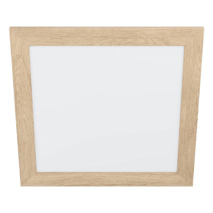 Eglo 75643 - Plafonnier CALEMAR LED/19W/230V 4000K 43,7x 43,7 cm marron