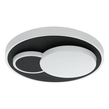 Eglo 75665 - Plafonnier LEPRESO LED/19,5W/230V d. 38,5 cm noir