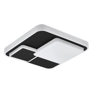 Eglo 75667 - Plafonnier LEPRESO LED/19,5W/230V noir