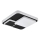 Eglo 75667 - Plafonnier LEPRESO LED/19,5W/230V noir