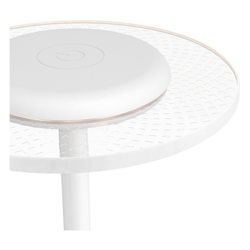 Eglo - Lampe de table tactile rechargeable LED RGBW dimmable LED/5V 2000 mAh blanche