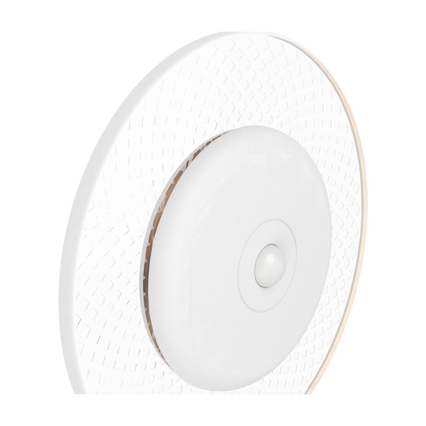 Eglo - LED RGBW dimmable applique murale rechargeable avec détecteur de mouvement et détecteur crépusculaire LED/5V 2000 mAh blanc + télécommande