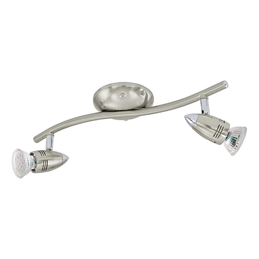 Eglo 78023 - Spot MAGNUM 2xGU10/3W/230V 3000K chrome mat