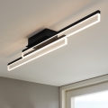 Eglo 780433 - Plafonnier LED pour salle de bains YANGUAS 2xLED/11W/230V 3000K IP44 noir