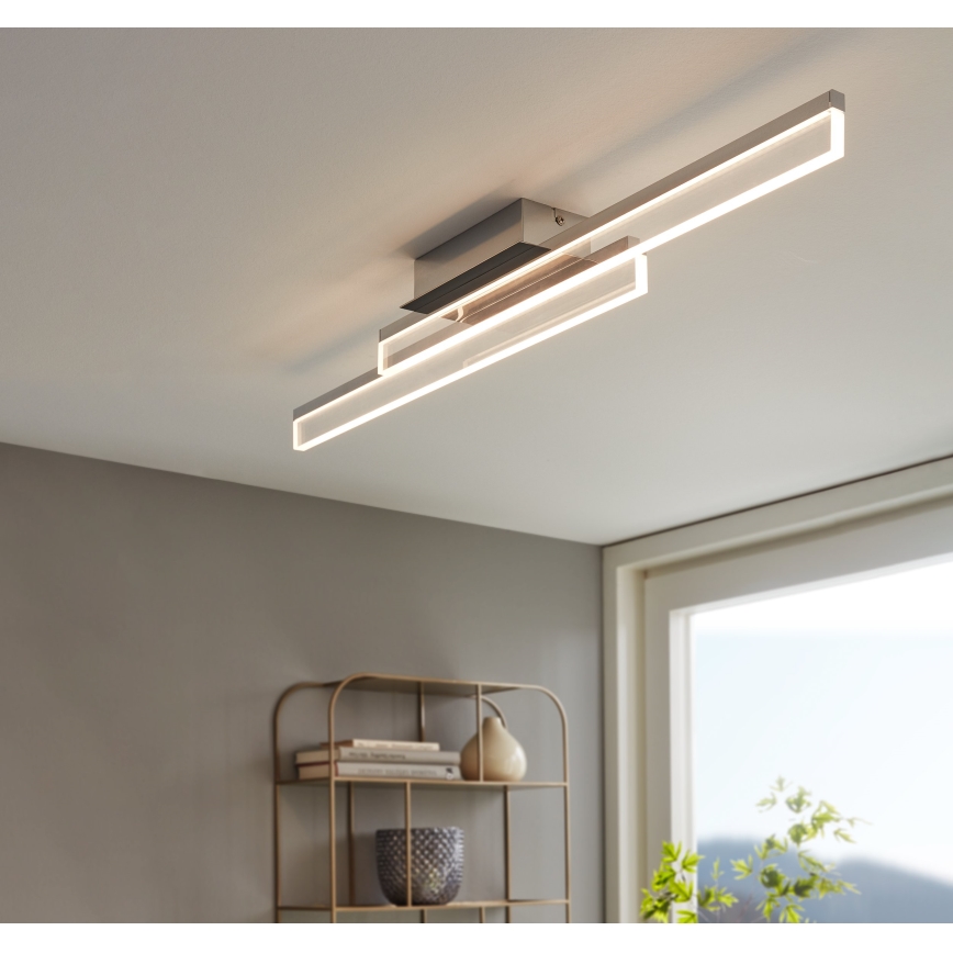 Eglo 780433 - Plafonnier salle de bain YANGUAS 2xLED/11W/230V 3000K IP44 chrome mat
