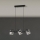 Eglo 780478 - Suspension filaire CALERINO 3xE27/40W/230V noir