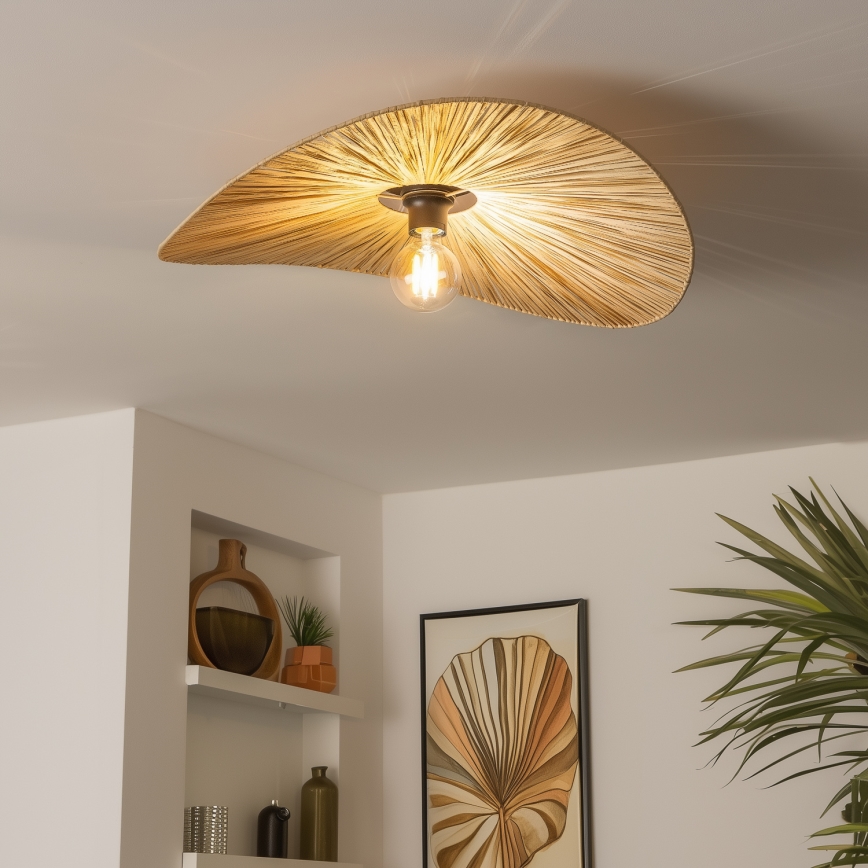 Eglo 781095 - Abat-jour de rechange pour luminaire KERIA, Ø 60 cm, beige