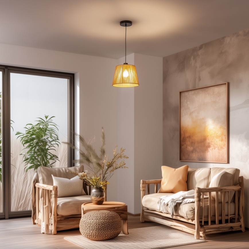 Eglo 781111 - Abat-jour de rechange pour luminaire KERIA Ø 28 cm marron