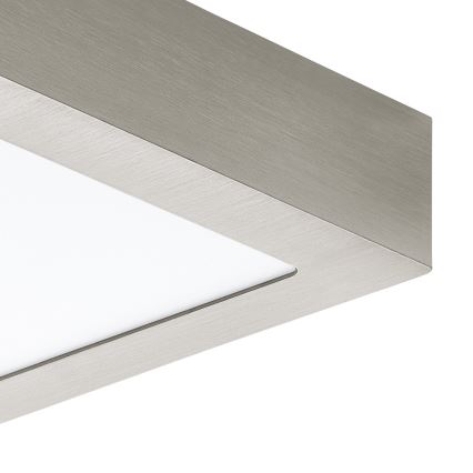 Eglo 78215 - Plafonnier LED FUEVA LED/10,9W/230V 17x17 cm chrome mat