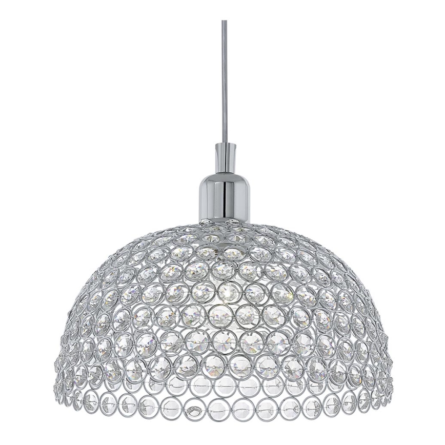 Eglo 78349 - Lustre en cristal sur fil GILLINGHAM 1xE27/60W/230V