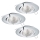 Eglo 78708 - LOT 3x Luminaire encastrable LED TEDO 1xGU10/5W/230V