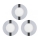 Eglo 78733 - LOT 3x Spot encastrable de salle de bain FUEVA 1xLED/2,7W/230V IP44