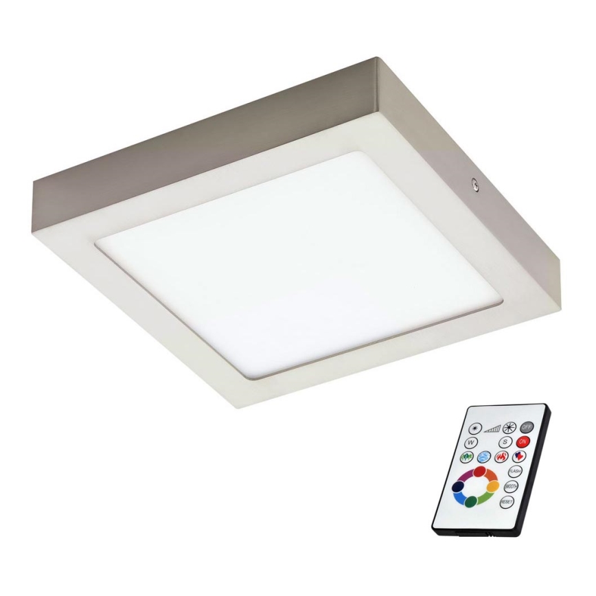 Eglo 78768 - Plafonnier LED RGB à intensité variable TINUS 1xLED/6W/230V + télécommande