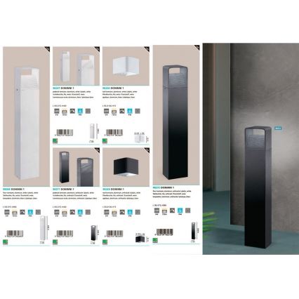 Eglo 78974 - Applique murale LED d'extérieur DONINNI 1xLED/6W/230V IP44