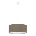 Eglo 79068 - Suspension filaire SITIA 3xE27/60W/230V marron