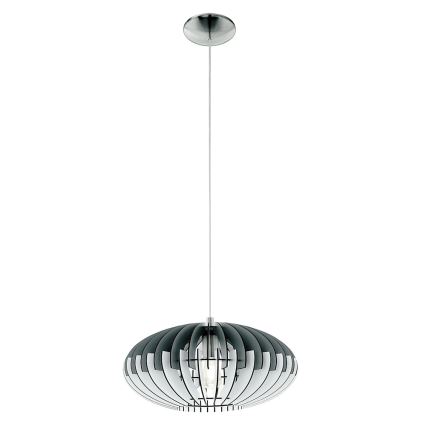 Eglo 79136 - Lustre avec fil SOTOS 1xE27/60W/230V gris
