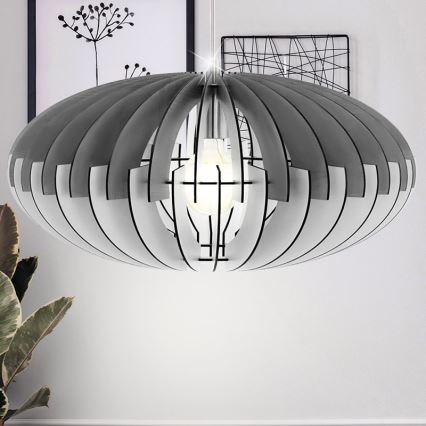 Eglo 79136 - Lustre avec fil SOTOS 1xE27/60W/230V gris