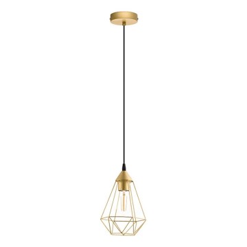 Eglo 79259 - Suspension BYRON sur câble 1xE27/60W/230V laiton