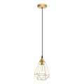 Eglo 79259 - Suspension sur câble BYRON 1xE27/60W/230V, finition laiton