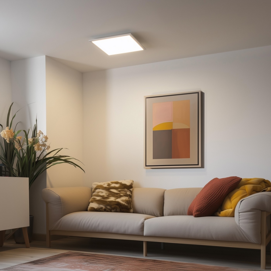 Eglo 79323 - Plafonnier à intensité variable SALOBRENA LED/25W/230V 4000K 45x45 cm blanc