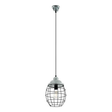Eglo 79435 - Suspension sur câble BAMPTON 1xE27/60W/230V gris/noir