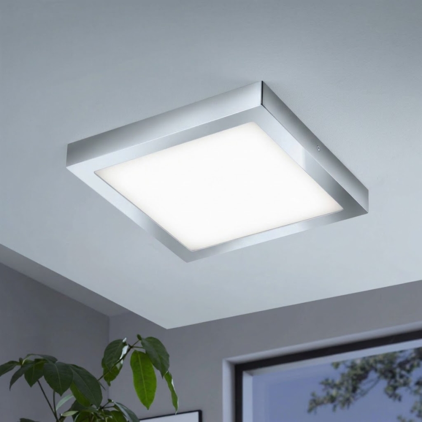 Eglo 79528 - Plafonnier salle de bain DURANGO LED/22W/230V 30x30 cm IP44