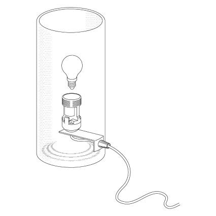 Eglo - Lampe de table 1xE14/60W/230V