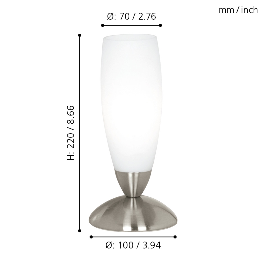 Eglo - lampe de table 1xE14/40W