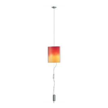 EGLO 83789 - Lustre MOBILE 2xE14/60W nickel/rouge/orange
