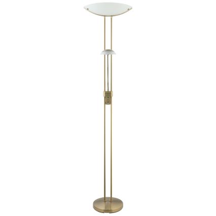 EGLO - Lampadaire à intensité variable 1xR7s/230W + 1xG9/33W bronze