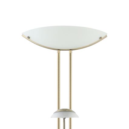 EGLO - Lampadaire à intensité variable 1xR7s/230W + 1xG9/33W bronze