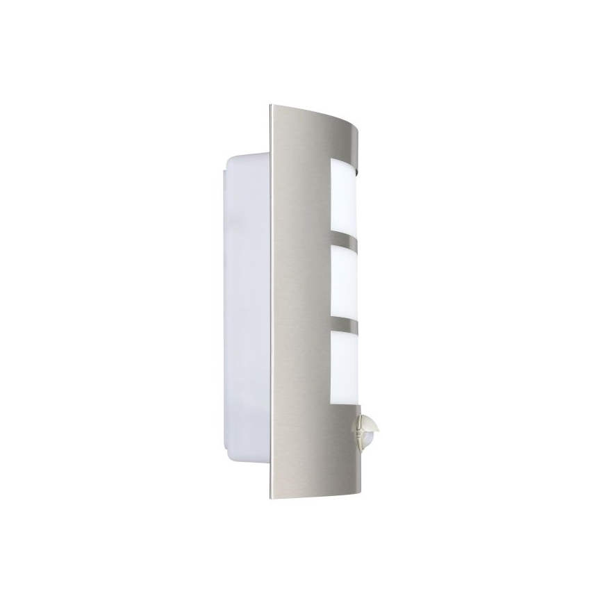 Eglo - Applique murale extérieure à détecteur 1xE27/15W/230V IP44