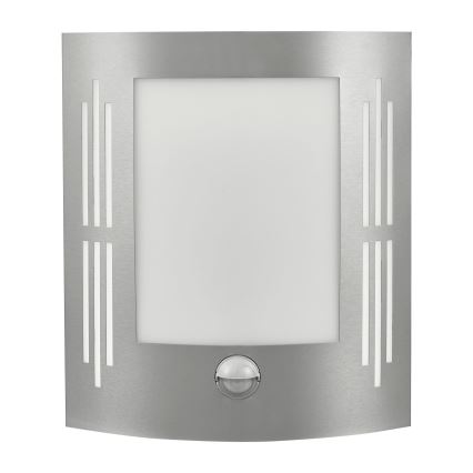 Eglo - Applique murale extérieure à détecteur 1xE27/15W/230V IP44