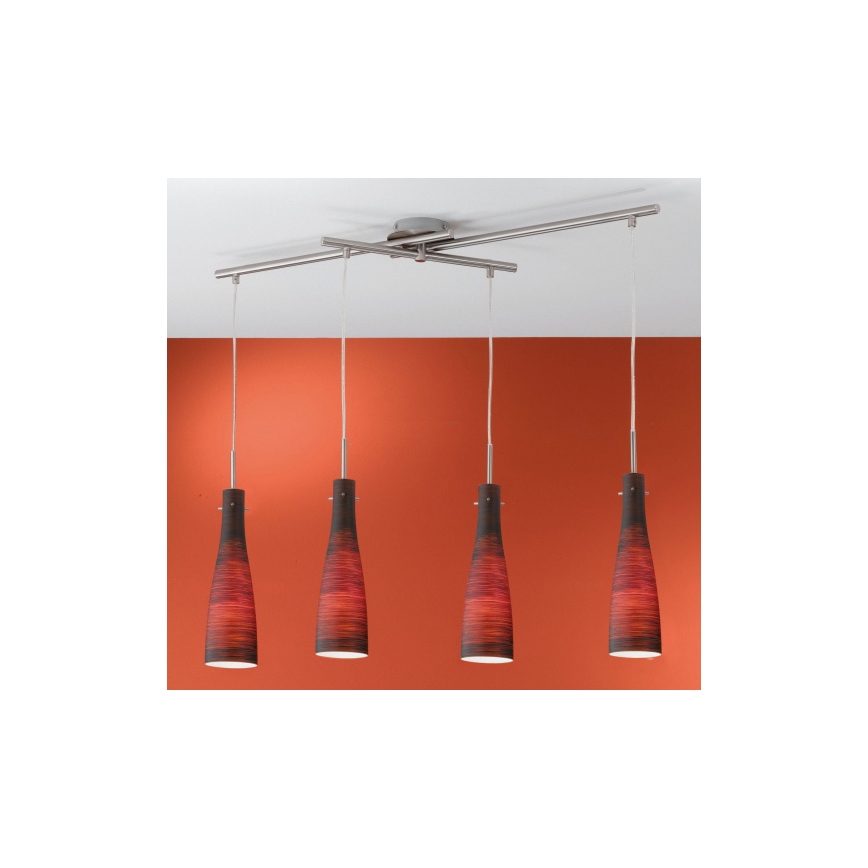EGLO 88233 - Suspension fil KAMEO 4xE14/60W/230V