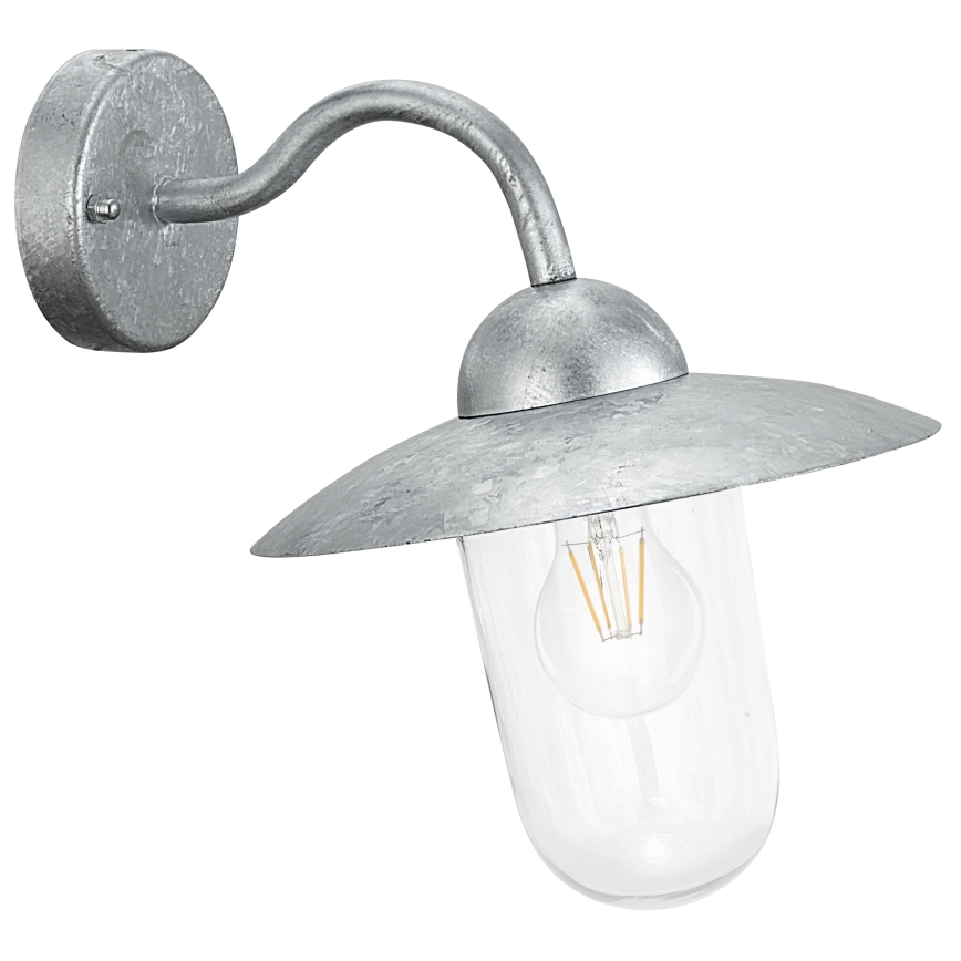 Eglo - Applique murale extérieure acier galvanisé IP44