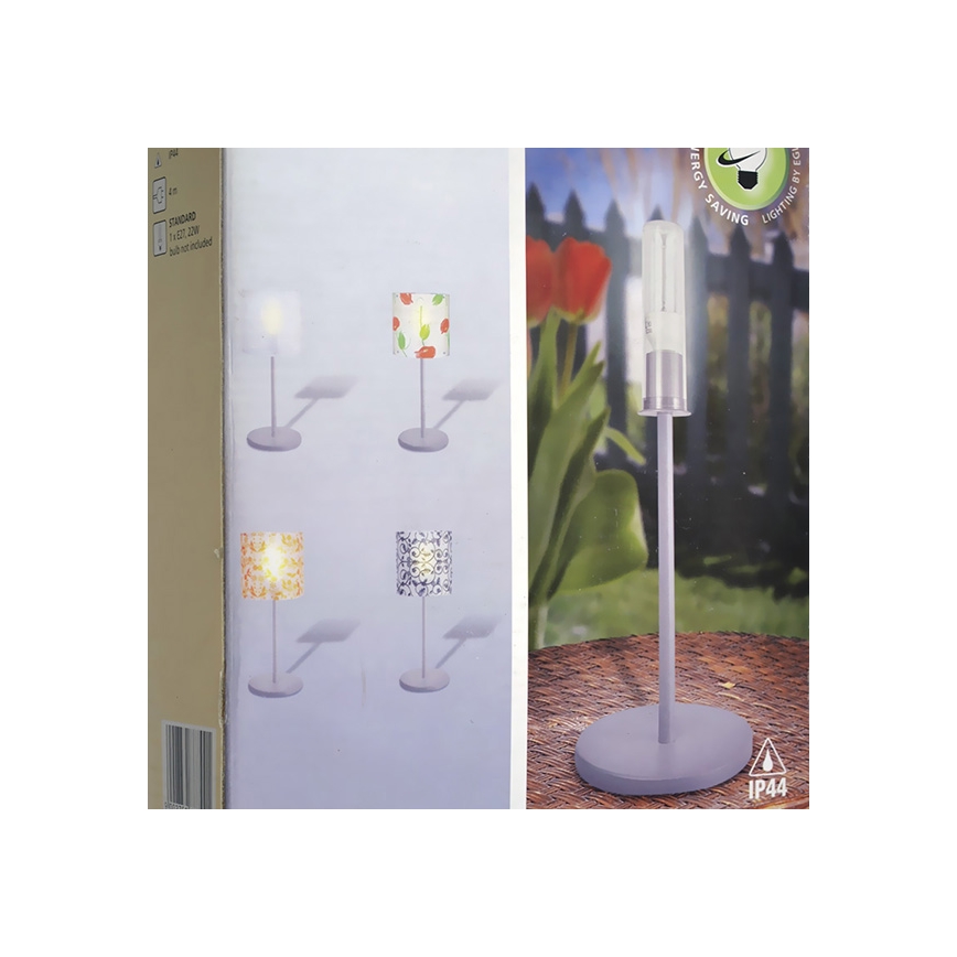 Eglo 88742 - Pied de lampe extérieur CUBA 1xE27/22W/230V IP44