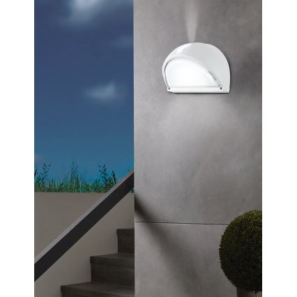 Eglo - Applique murale extérieure 1xE27/60W blanc IP44