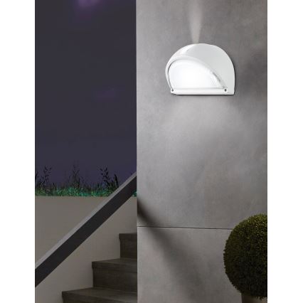 Eglo - Applique murale extérieure 1xE27/60W blanc IP44