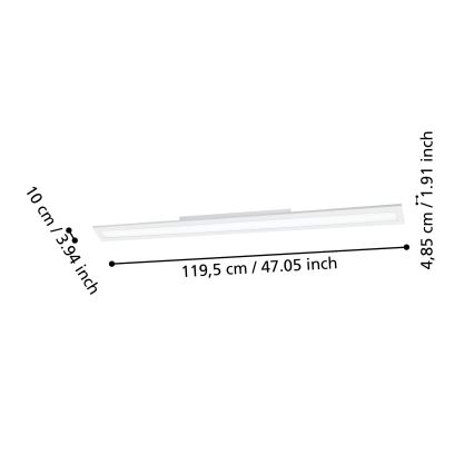 Eglo - Plafonnier à intensité variable LED/33,5W/230V 2700-6500K blanc ZigBee