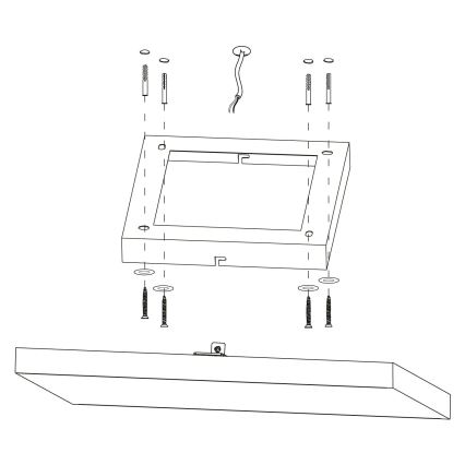 Eglo - Plafonnier à intensité variable LED RGBW LED/16W/230V ZigBee