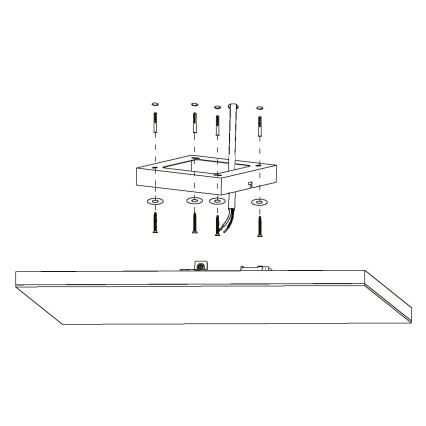 Eglo - Plafonnier à intensité variable LED RGBW LED/32,4W/230V ZigBee