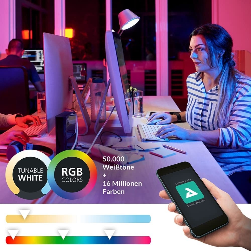 Eglo - Applique murale à intensité variable LED RGBW LED/16W/230V ZigBee