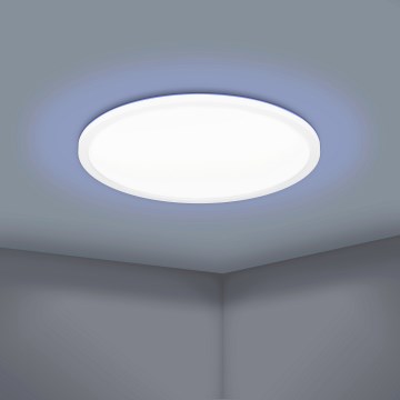 Eglo 900086 - Plafonier RGBW à intensité variable ROVITO-Z LED/14,6W/230V 2700-6500K d. 29,5 cm blanc