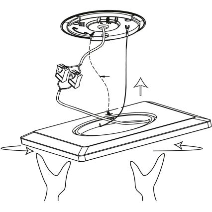 Eglo 900093 - LEDRGBW Plafonnier dimmable ROVITO-ZLED/14,6W/230V noir