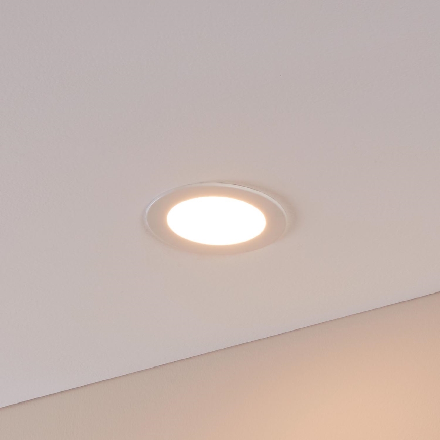 Eglo - Luminaire LED dimmable pour salle de bains 5,4 W/230 V, IP44, ZigBee, diam. 11,7 cm