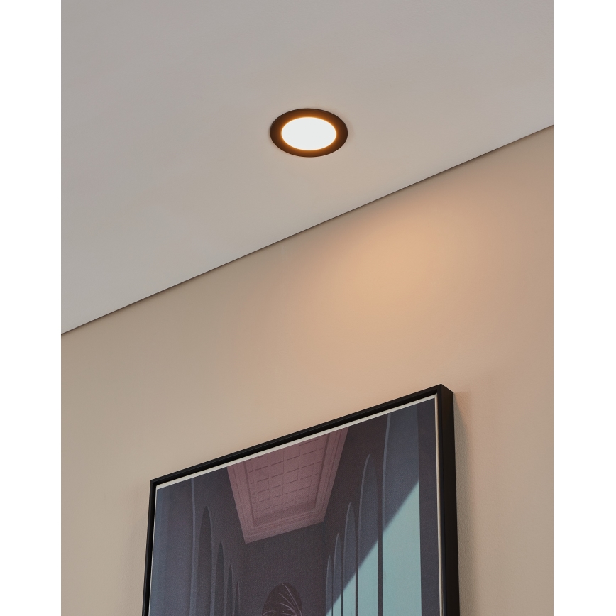 Eglo - Luminaire LED dimmable pour salle de bains LED/5,4W/230V IP44 ZigBee Ø 12 cm