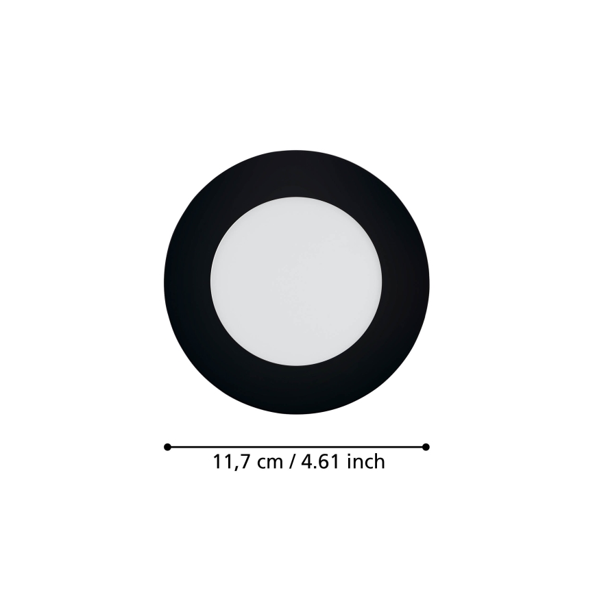 Eglo - Luminaire LED dimmable pour salle de bains LED/5,4W/230V IP44 ZigBee Ø 12 cm