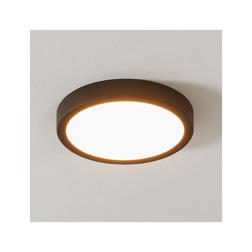 Eglo - Luminaire LED dimmable pour salle de bains, 16,5 W, 230 V, IP44, ZigBee, Ø 21 cm