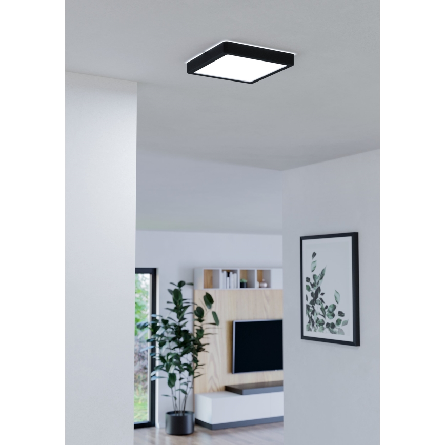 Eglo - Plafonnier LED dimmable pour salle de bains LED/16,5W/230V IP44 ZigBee 21x21 cm