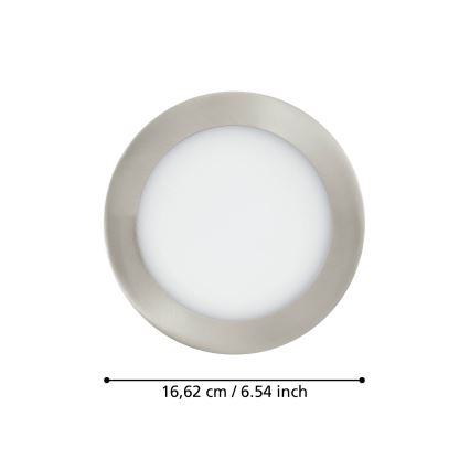 Eglo - Luminaire de salle de bain encastrable LED à intensité variable LED/10,5W/230V IP44 ZigBee